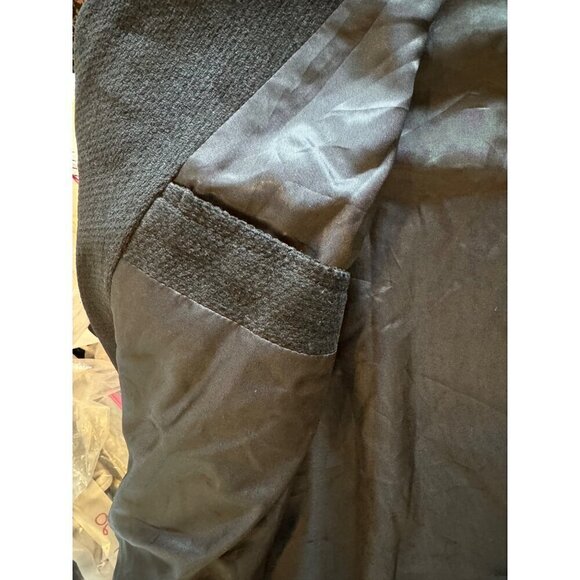 Pronto Uomo Blazer Men Large‎ Black Cotton Blend Single Breasted Three Button - Picture 8 of 12